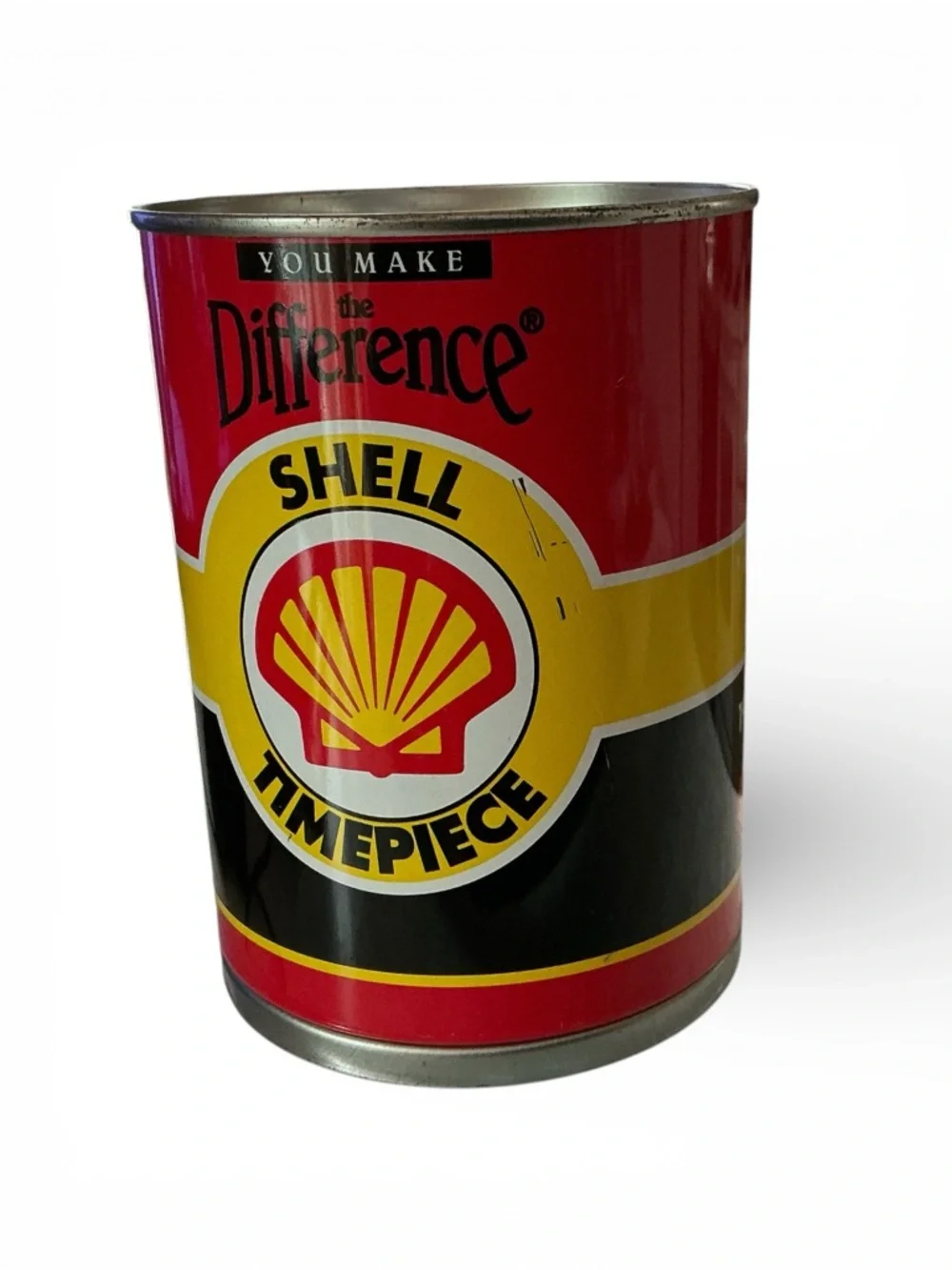 Vintage Shell Oil Collectible Fossil Watch New In Can Never Used